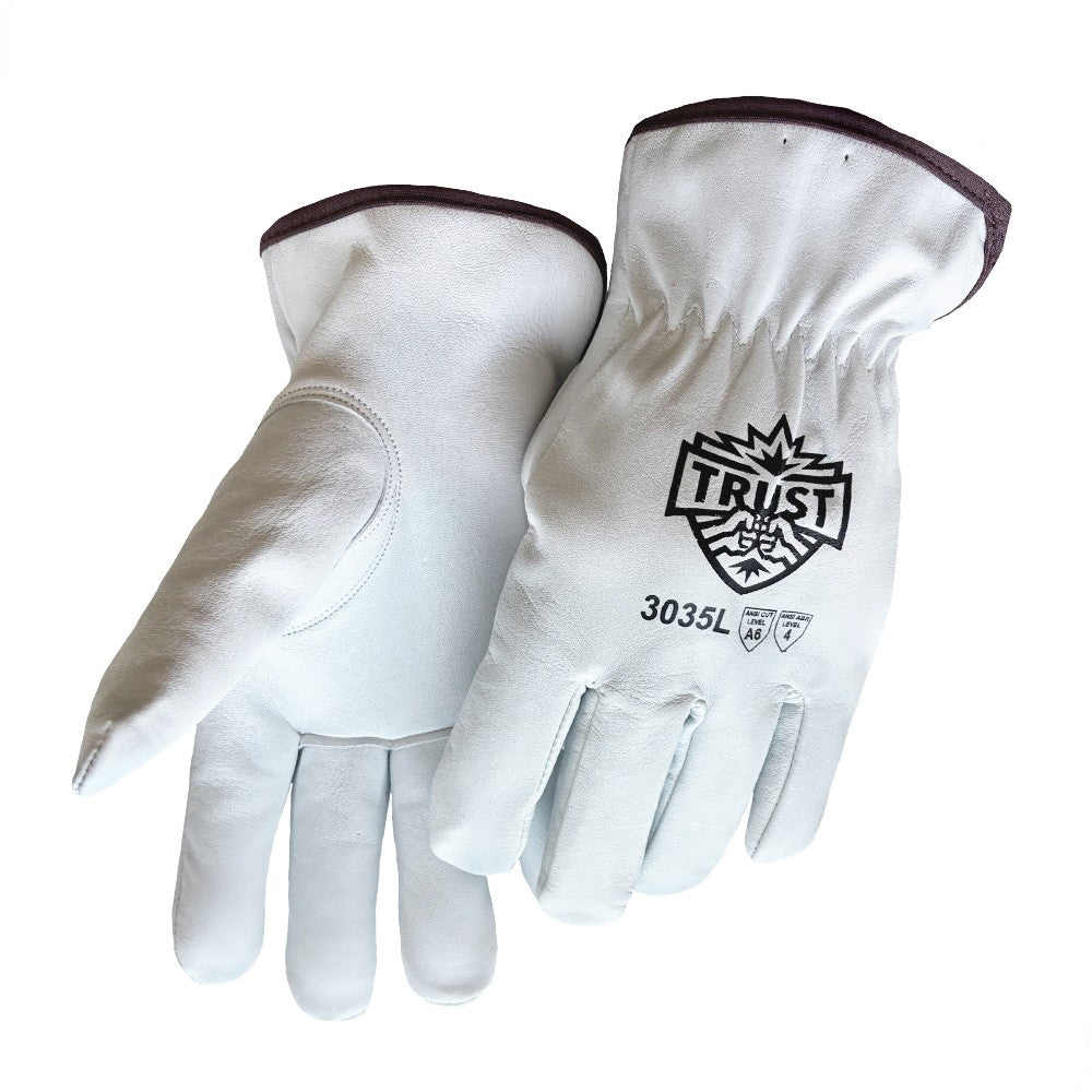 3035 CUT LEVEL A6 FLEECE LINED SELECT GOATSKIN DRIVERS GLOVE
