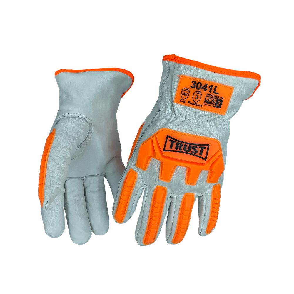 3041 CUT LEVEL A6 TPR BACK SELECT GOATSKIN DRIVERS GLOVE