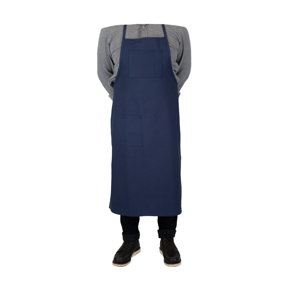 5970 PREMIUM LIGHTWEIGHT NON-FR COTTON 27''X37'' SHOP BIB APRON