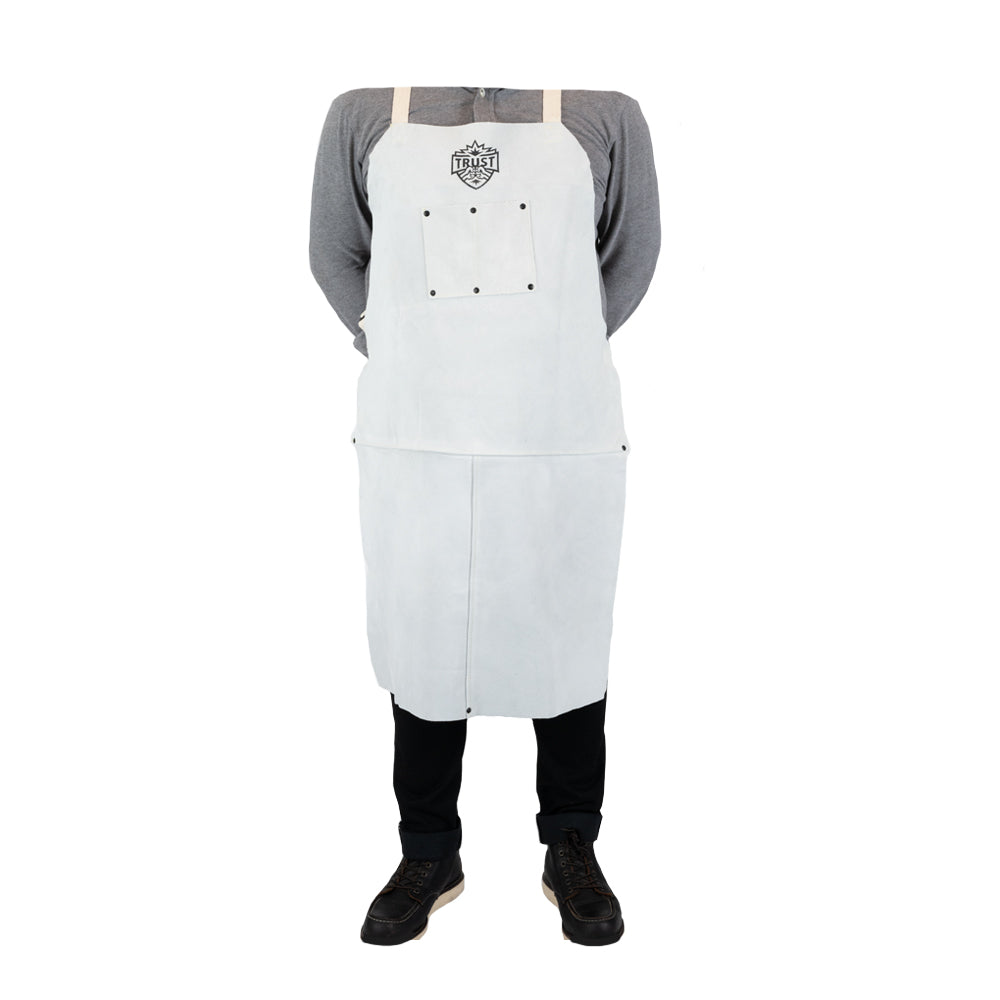 5082 STANDARD PEARL 24''X36'' LEATHER BIB APRON