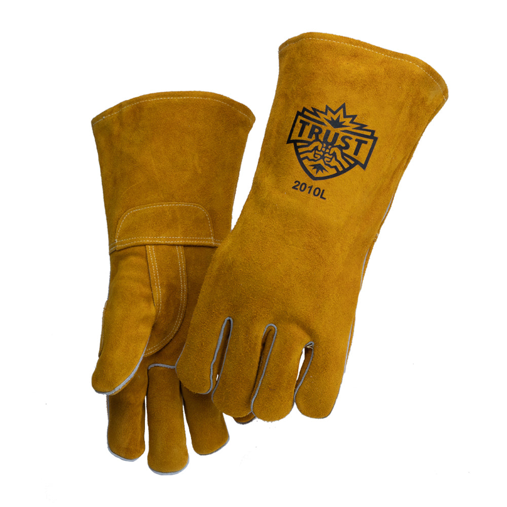 2010L PREMIUM SIDE SPLIT COWHIDE COTTON LINED STICK WELDERS