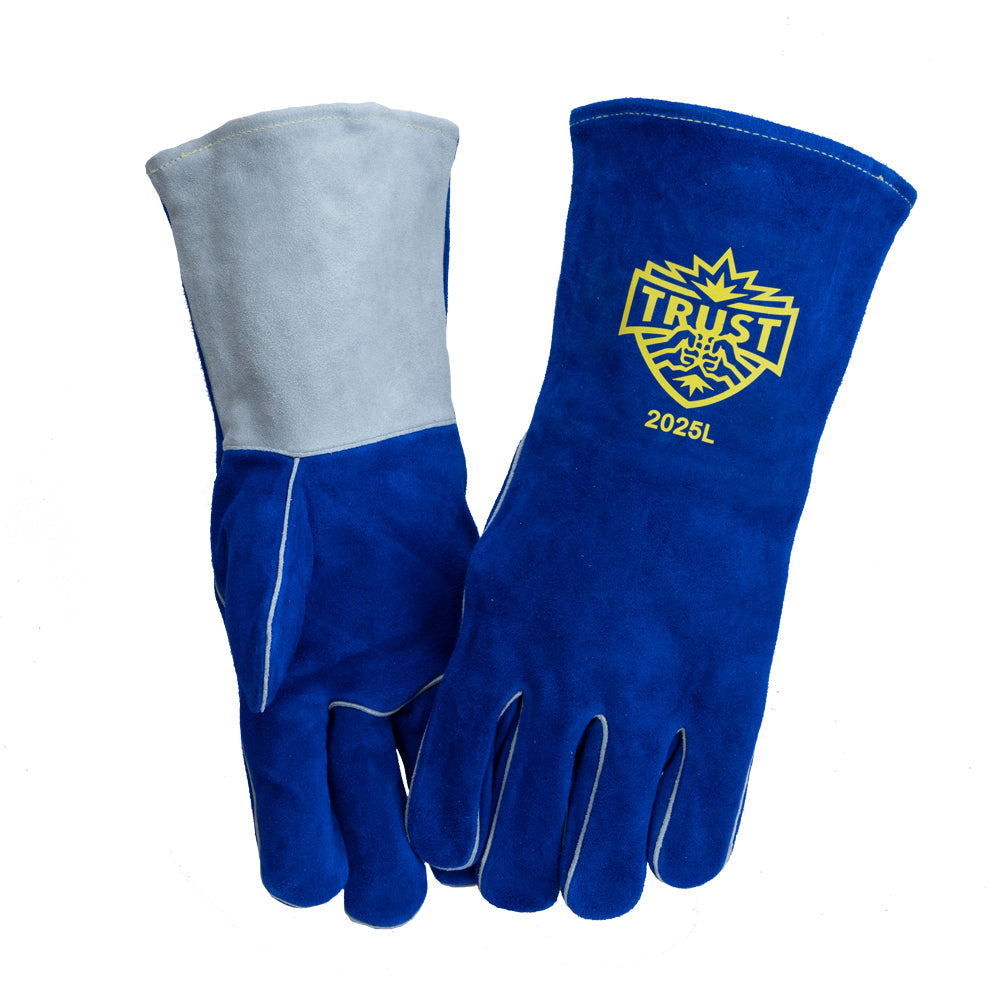 2025L PREMIUM SIDE SPLIT COWHIDE COTTON LINED STICK WELDERS