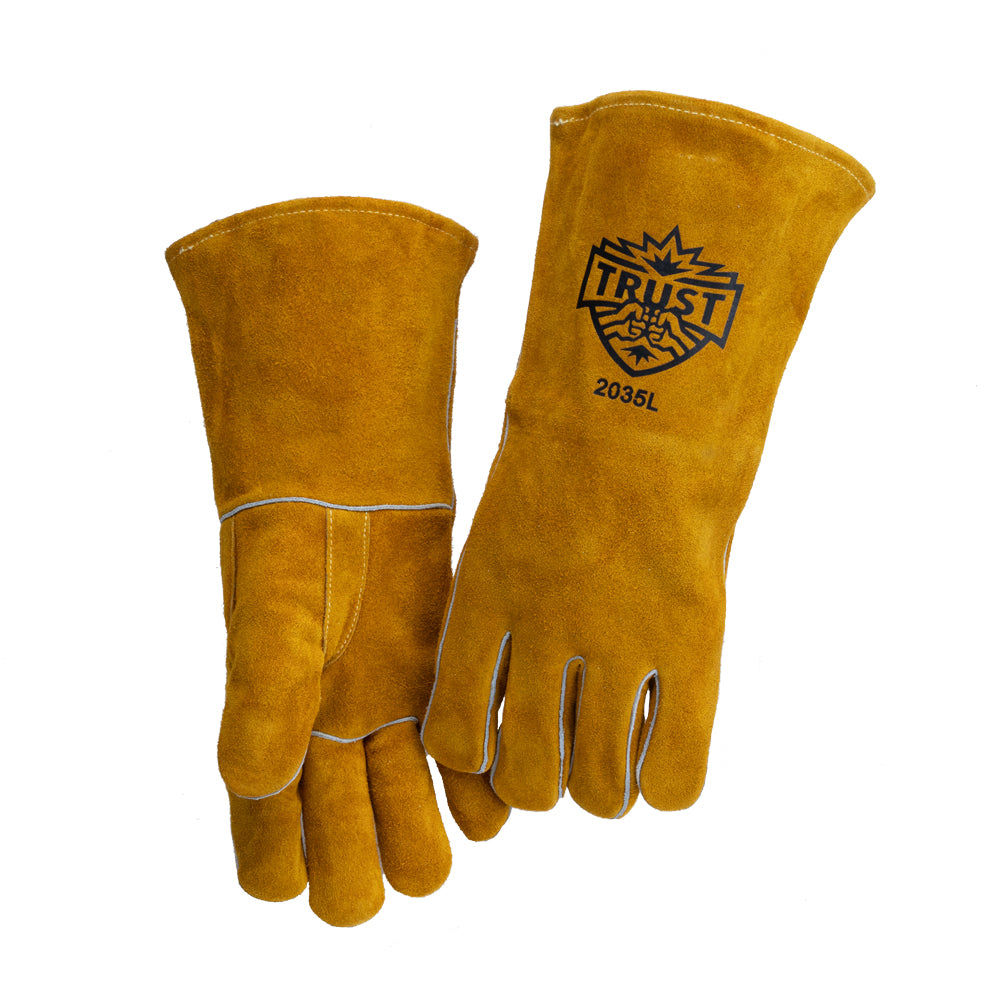 2035 SELECT SHOULDER SPLIT COWHIDE STICK WELDERS GLOVE