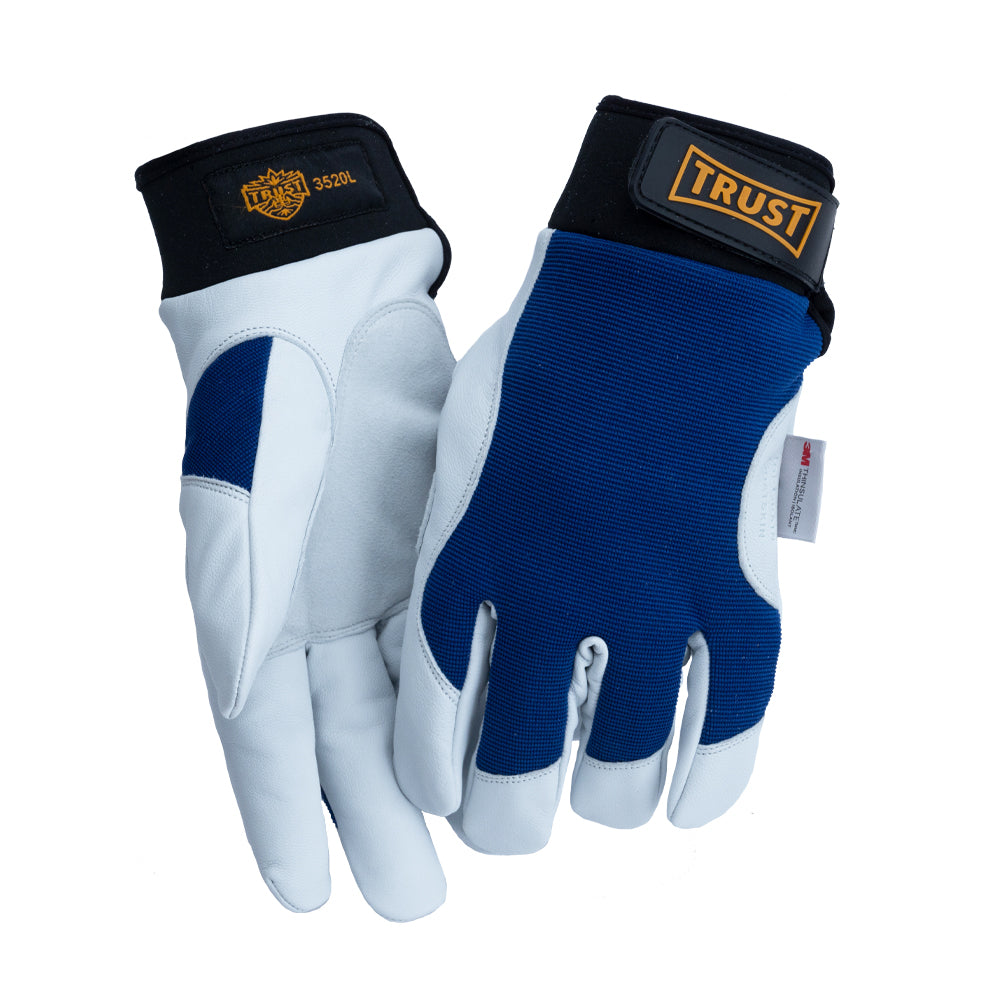 3520 PREMIUM GOATSKIN 40G. THINSULATE LINED WINTER MECHANICS GLOVE