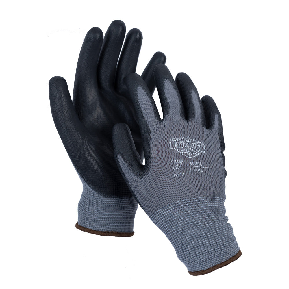 4080 13 GAUGE POLYESTER SHELL PU COATED GLOVE