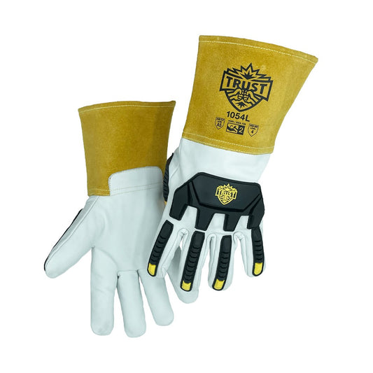 1054 FR TPR BACK CUT LEVEL A5 COWHIDE MIG WELDERS GLOVE