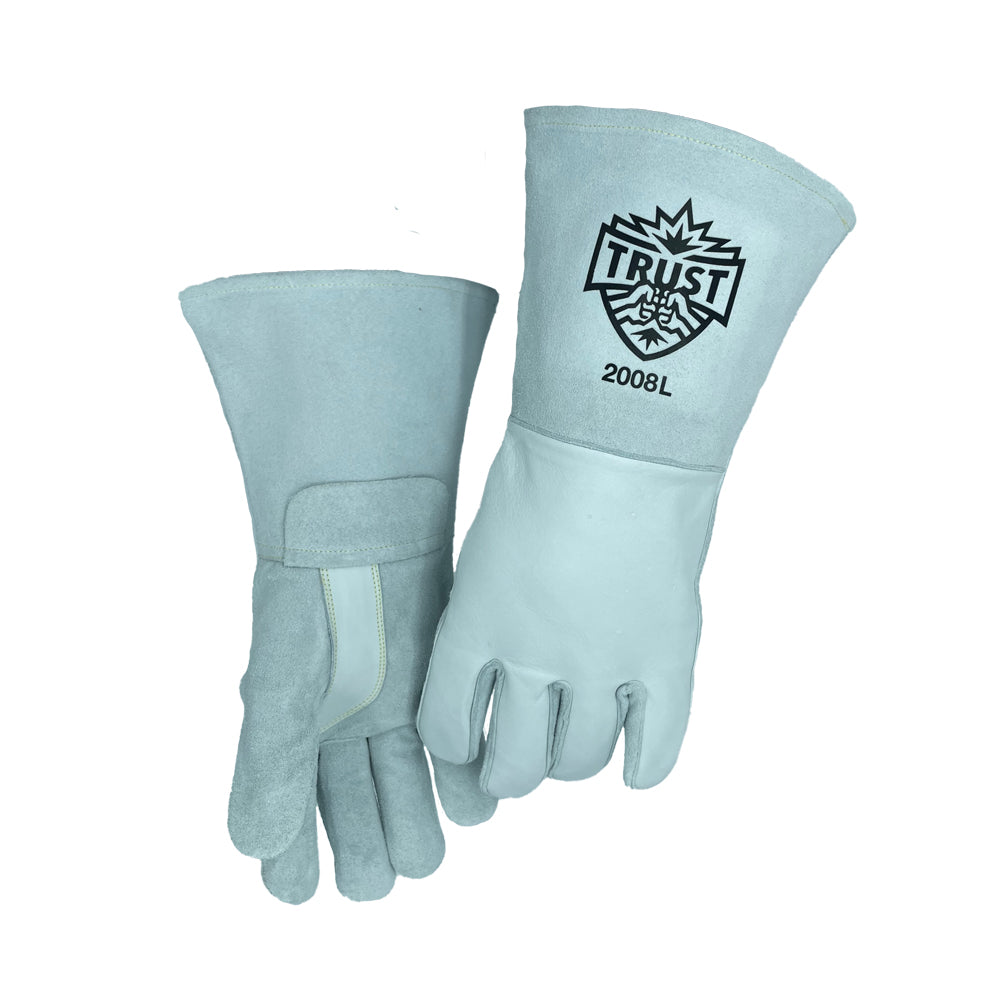 2008 SELECT PEARL COWHIDE STICK WELDERS GLOVE