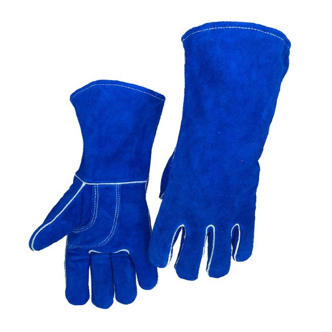 2046L STANDARD SHOULDER SPLIT COWHIDE FOAM LINED STICK WELDERS.