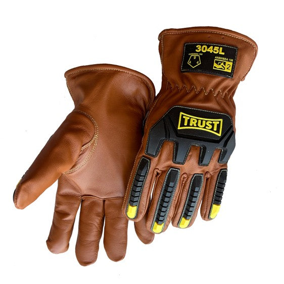3045 SELECT GOATSKIN CUT LEVEL A9 TPR BACK DRIVERS GLOVE