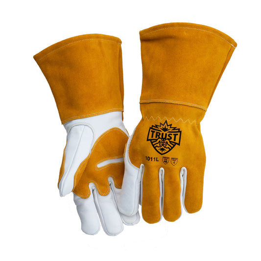 1011 TOP GRAIN COWHIDE CUT LEVEL A6 MIG WELDERS GLOVE