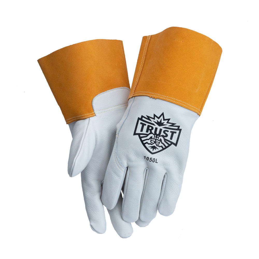 1050 SELECT TOP GRAIN COWHIDE UNLINED MIG WELDERS GLOVE
