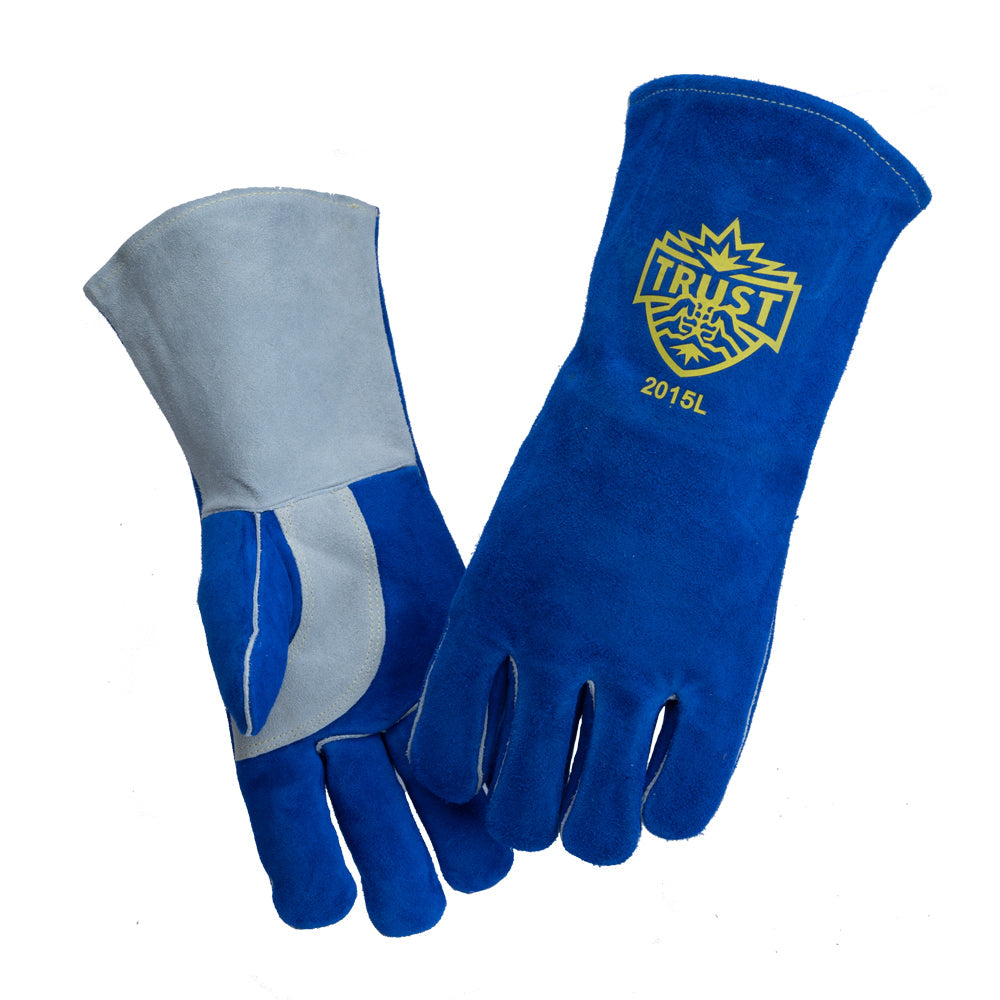 2015 PREMIUM SIDE SPLIT COWHIDE FOAM LINED STICK WELDERS