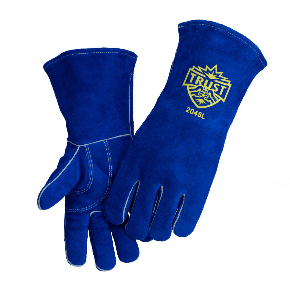 2045 SELECT SHOULDER SPLIT COWHIDE FOAM LINED STICK WELDERS