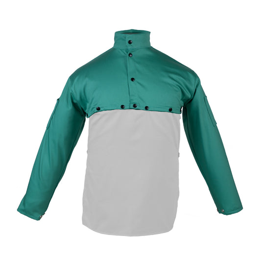 5510 PREMIUM LIGHTWEIGHT FR COTTON GREEN CAPE SLEEVE