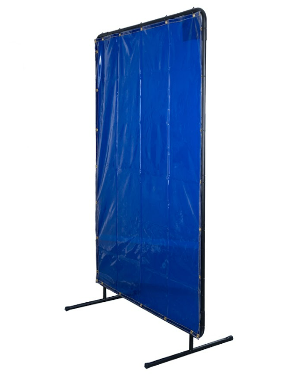 6420 14 MIL BLUE TRANSPARENT WELDING CURTAIN