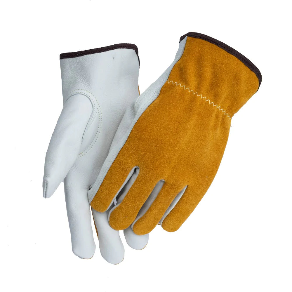 3055 ECONOMY TOP GRAIN/SPLIT COWHIDE DRIVERS GLOVE